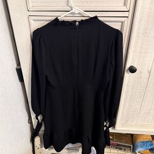 Ann Taylor Black Midi Dress